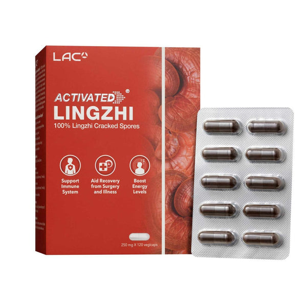 LAC ACTIVATED® Lingzhi™ - 100% Lingzhi Cracked Spores