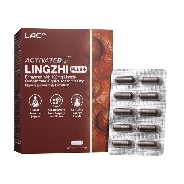 LAC ACTIVATED® Lingzhi Plus™ - Enhanced with 100mg Lingzhi Concentrate