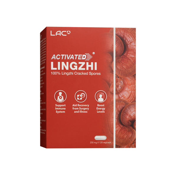 LAC ACTIVATED® Lingzhi™ - 100% Lingzhi Cracked Spores