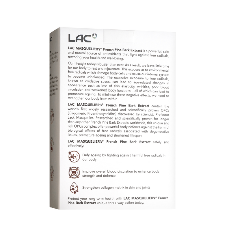 LAC MASQUELIER'S® French Pine Bark EXTRACT