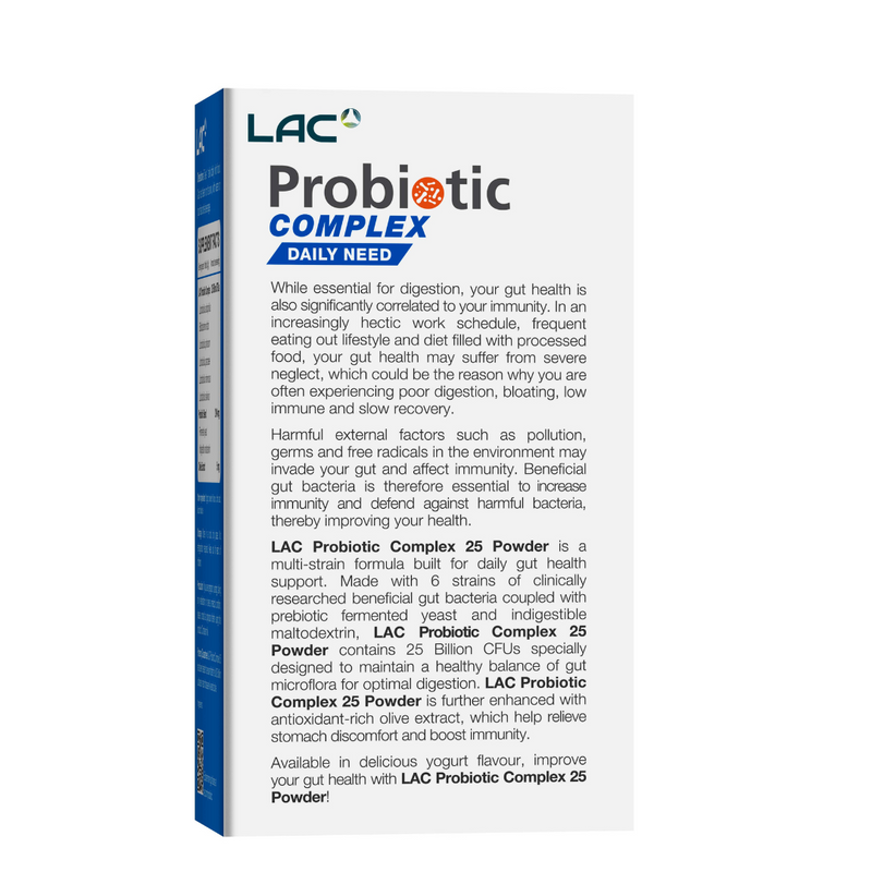 LAC Probiotic Complex 25 Billion CFUs